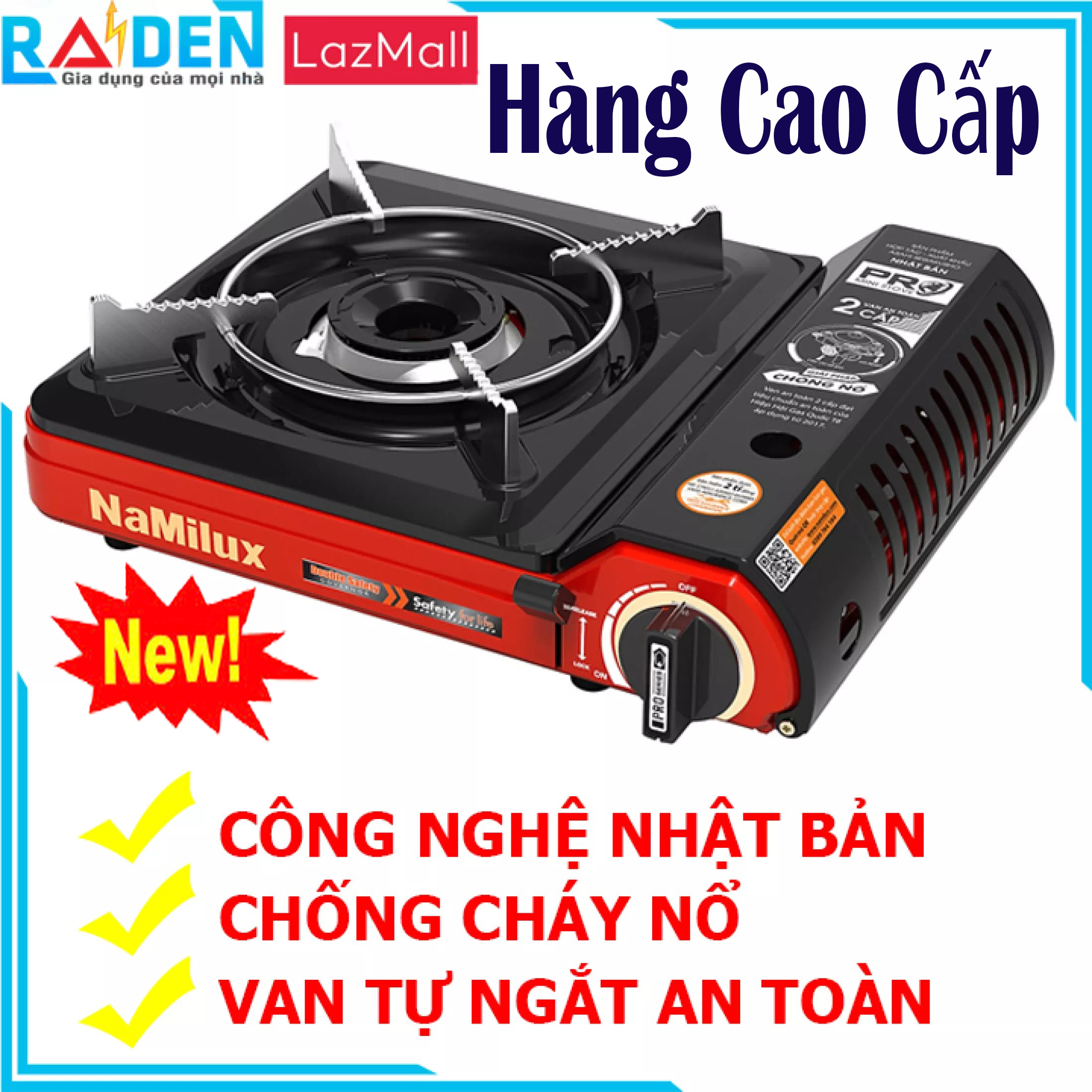 Bếp gas du lịch mini namilux eco na-199pf/1911pf cao cấp