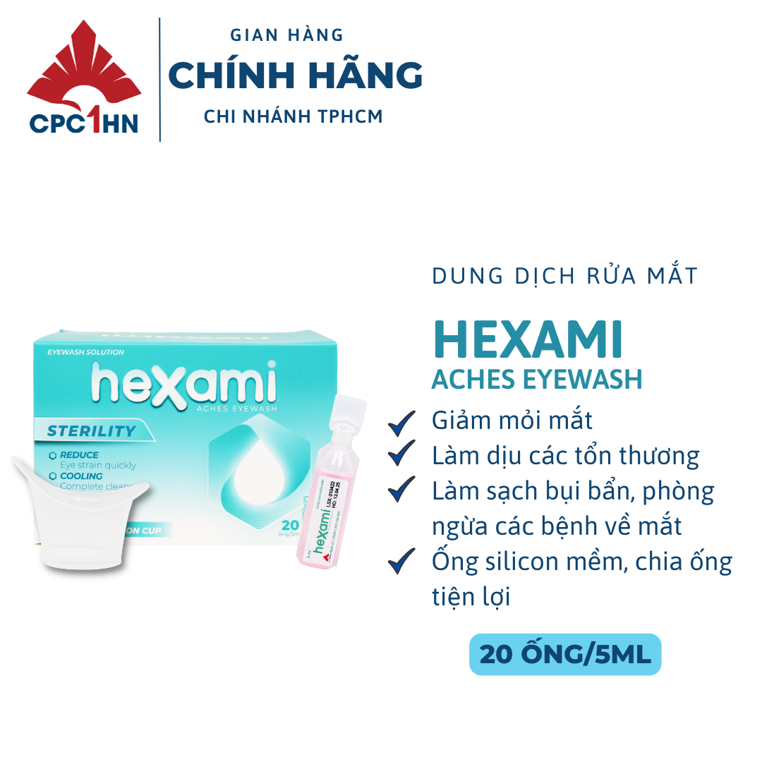 Dung dịch rửa mắt hexami aches eyewash
