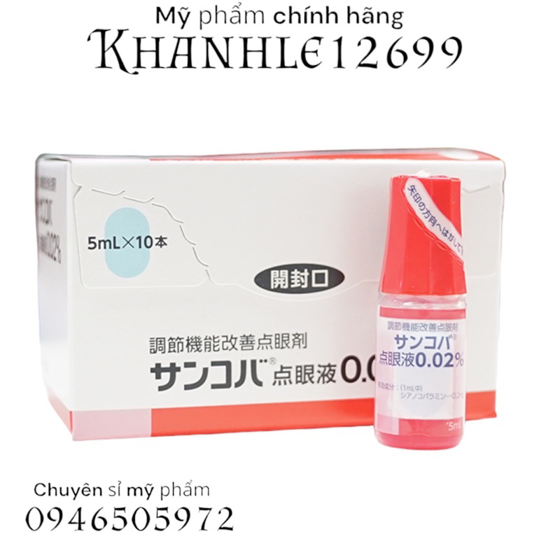 NƯỚC NHỎ MẮT CẬN THI SANCOBA NHẬT BẢN 5ML