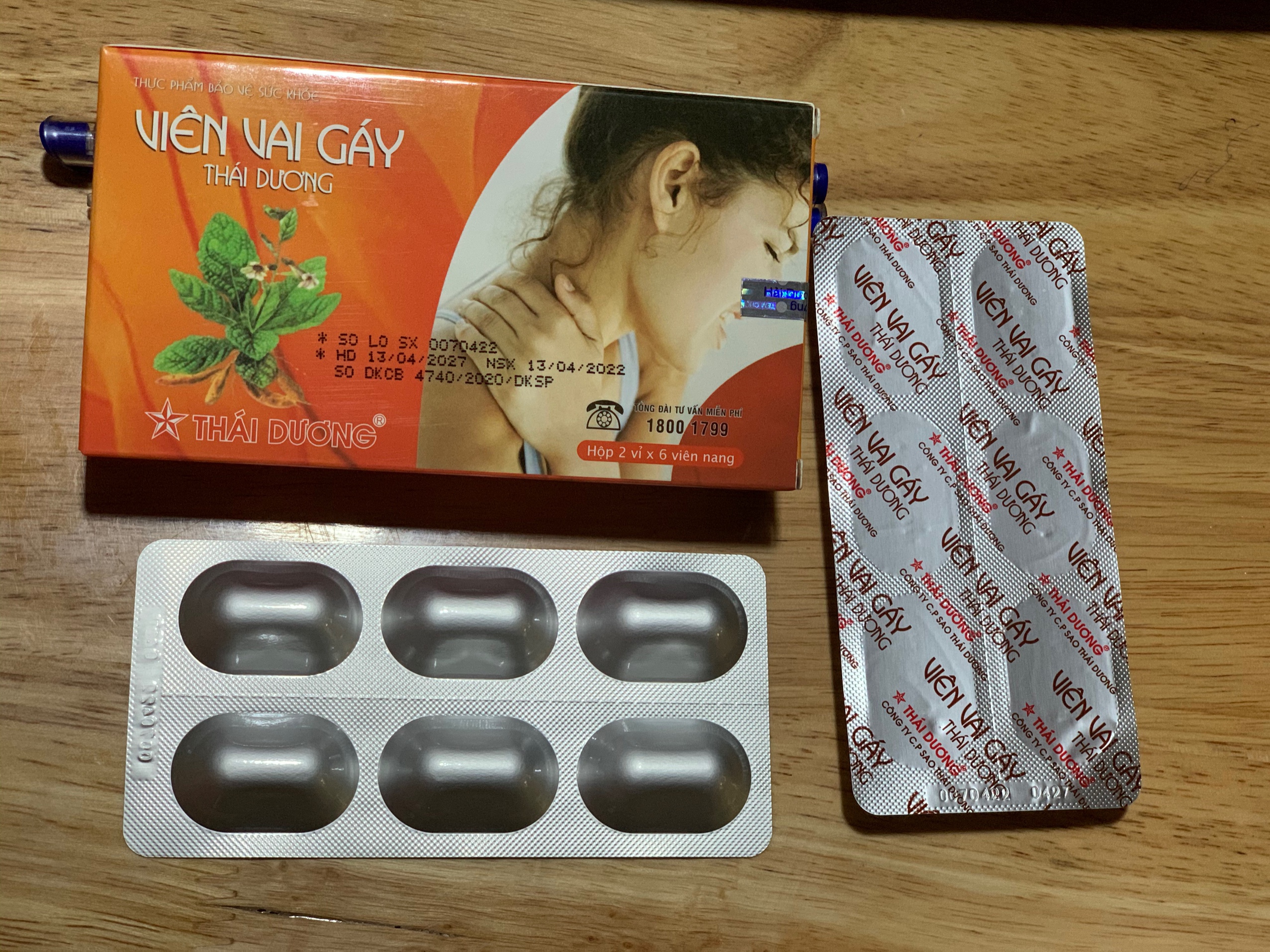 Viên vai gáy thái dương 30 v
