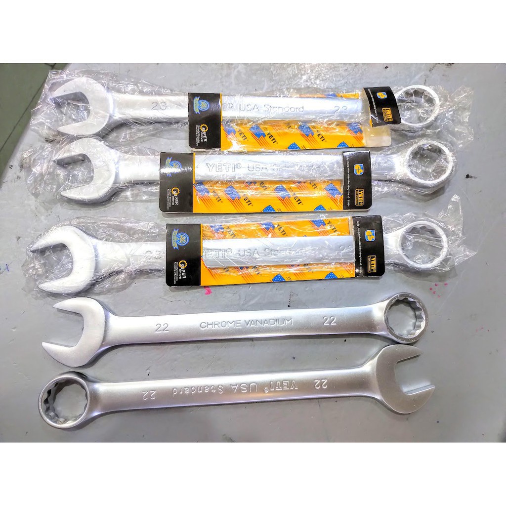 Vòng miệng, cờ lê yeti đủ size hàng loại 1, cờ lê 8,10, 12, 13, 14, 15, 16, 17, 18, 19, 20, 21, 22, 23