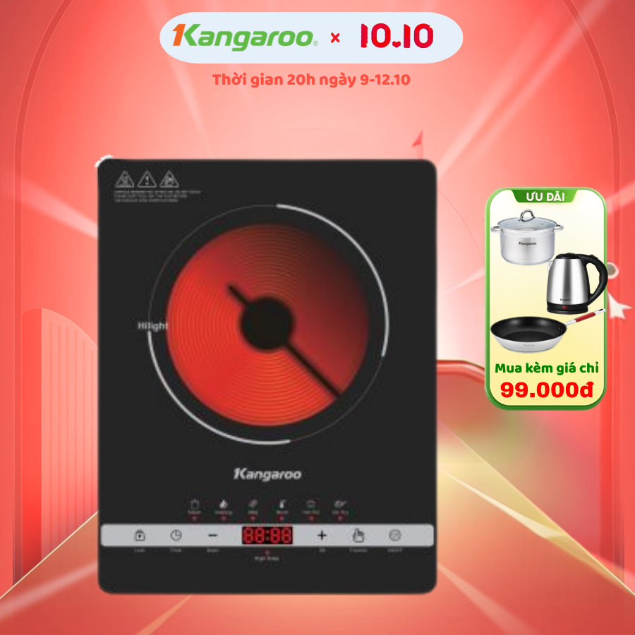 [BH 1 năm]  Bếp hồng ngoại đơn Kangaroo KG20IFT1