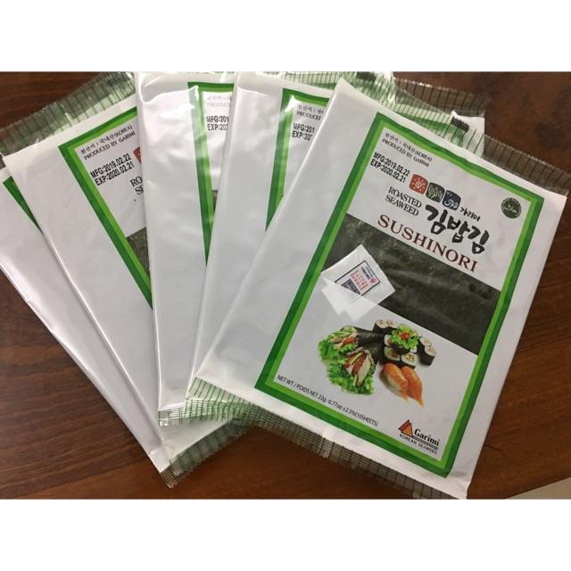 [ HOT SALE ] Rong biển Hàn Quốc cuộn cơm (gimbab) gói 10 lá