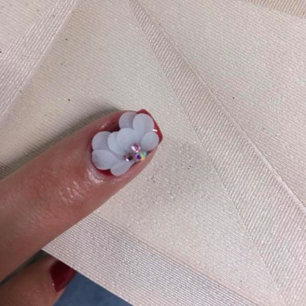 [HCM]Sản phẩm trang trí móng  vẽ nổi Nail desige  hoa vẽ nổi. Hoa nổi 4D Fantasy set 2 hoa theo màu.Hoa dễ bẻ from móng(hàng vẽ tay không đổ khuôn )