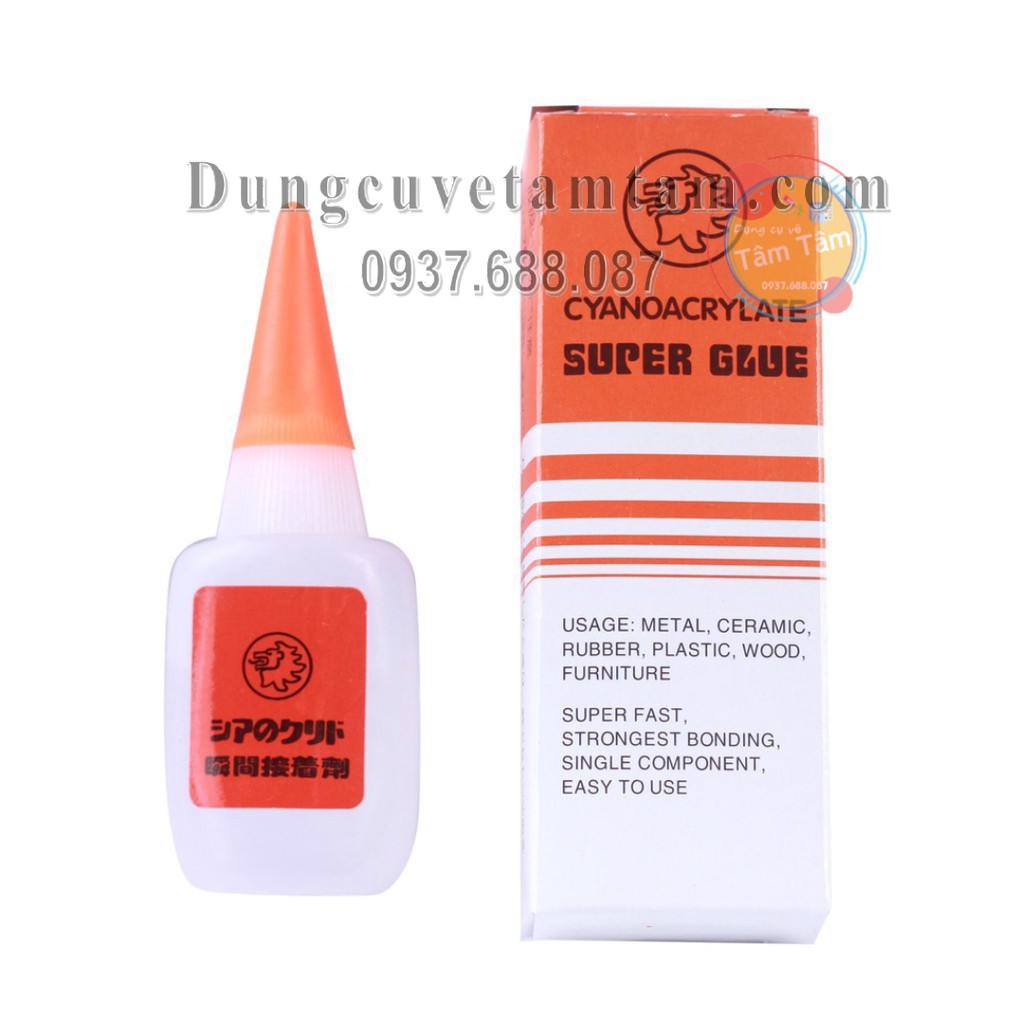 -Keo lạnh, Keo dán sắt Super Glue -Mô hình