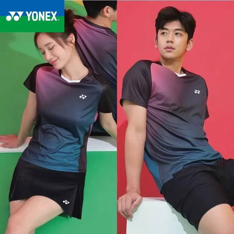 Sdsnew Yonex Quần Áo cầu lông nam và nữ quần áo thể thao quần áo quần vợt quần áo quần vợt quần áo quần vợt quần áo chạy nhanh khô