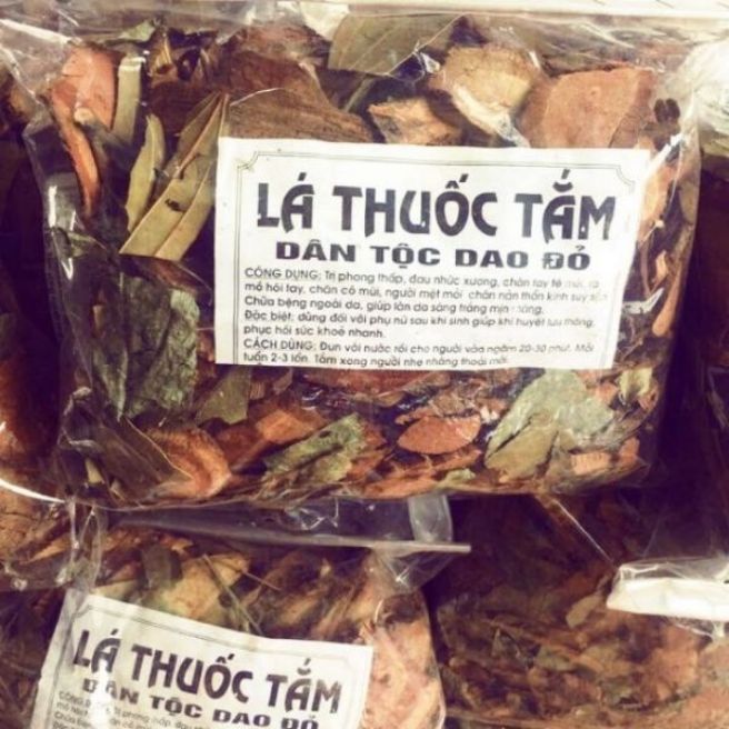 sỉ toàn quốc 4kg lá tắm người dân tộc dao đỏ