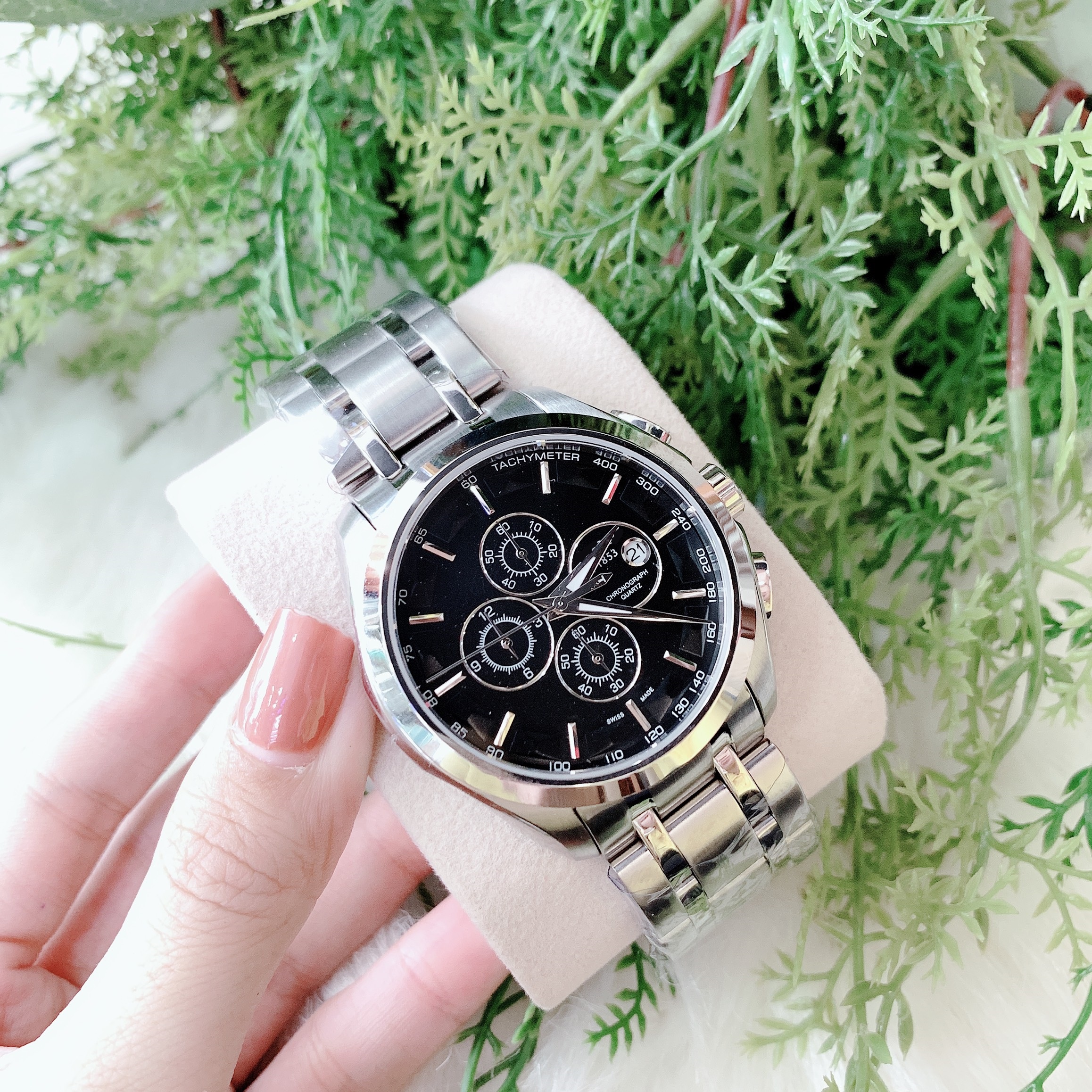Đồng Hồ Nam Tiss Dây Thép - Máy Pin - Size 42mm (DN070TS)