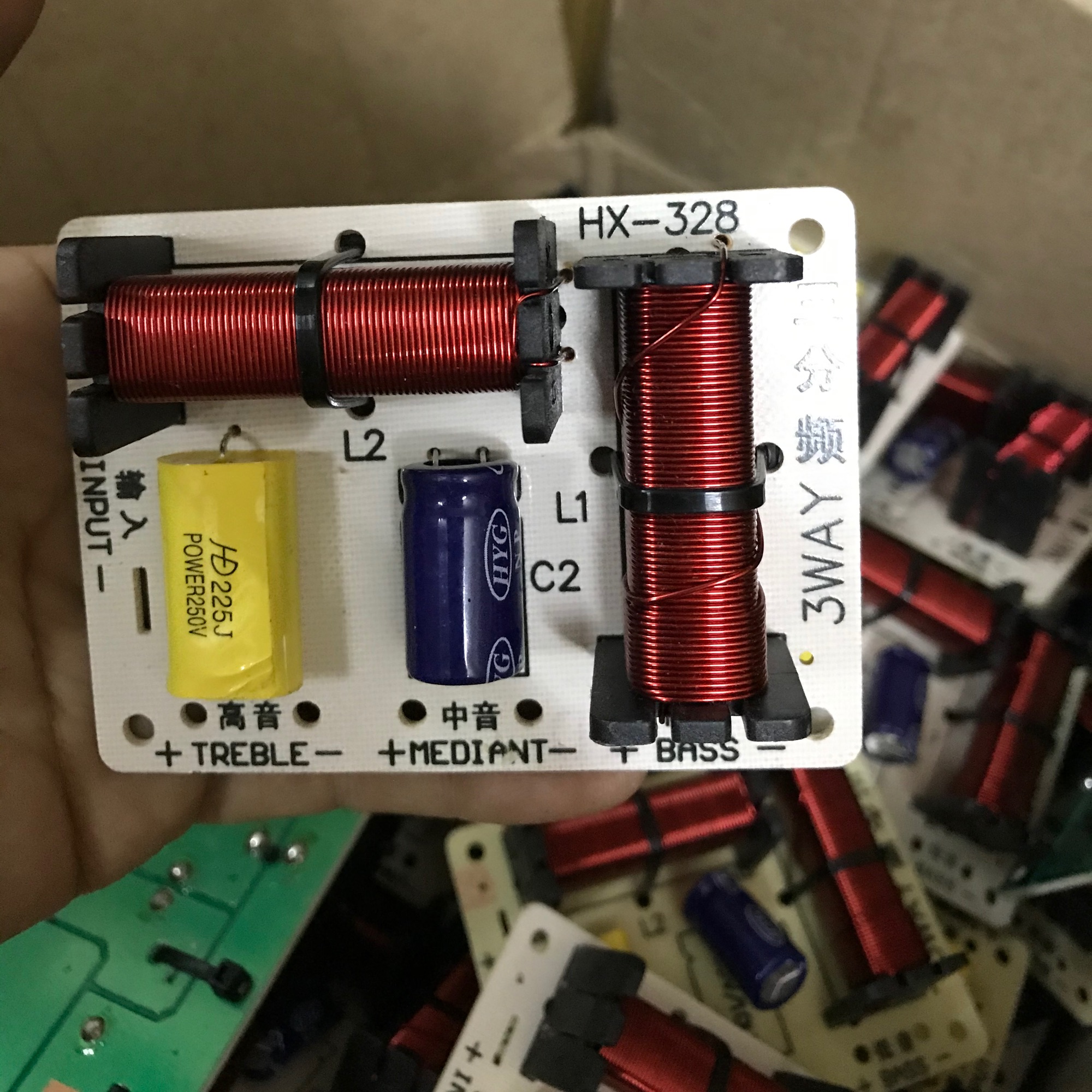 2 mạch phân tần 3 đường tiếng hx 328