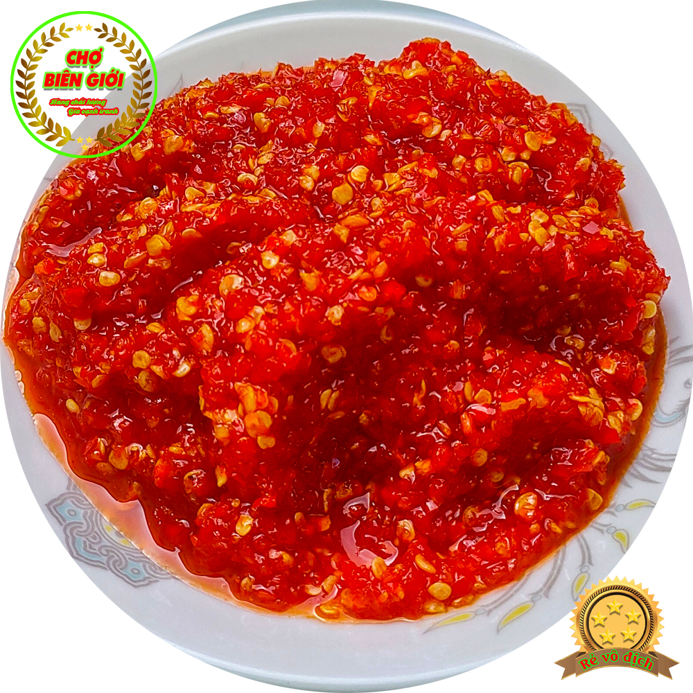 Ớt Xay Ngâm Đường Siêu Cay Chính Hiệu Ông Bà 5 Châu Đốc Hủ 200gr