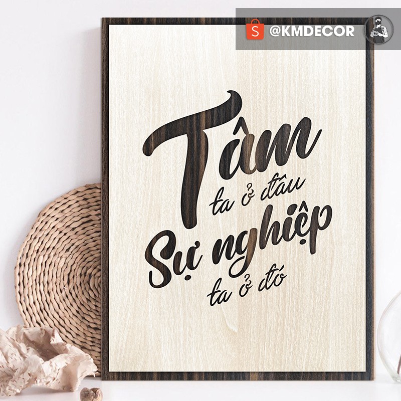 Tranh động lực: Tâm ta ở đâu sự nghiệp ta ở đó