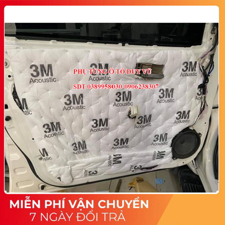 bông tiêu âm chống ồn 3M dùng trong ô tô khổ 80x50x1 và khổ 40x50x1
