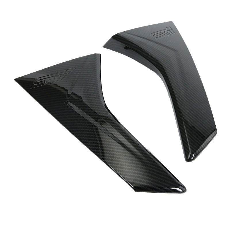 Sợi Carbon Phong Cách Phía Sau Cửa Sổ Side Spoiler Cánh Dải Bảo Vệ Trim Đối Với Subaru Xv 2018-2020