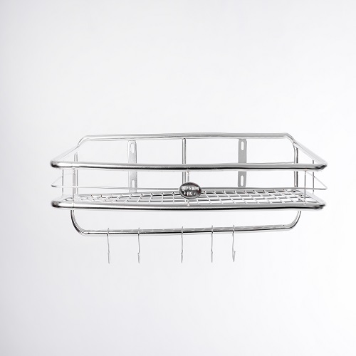 Kệ úp chén dĩa treo tường inox 1 tầng