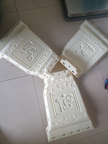 3 mảnh ngoài lục giác 60 chữ phúc lộc thọ thư pháp