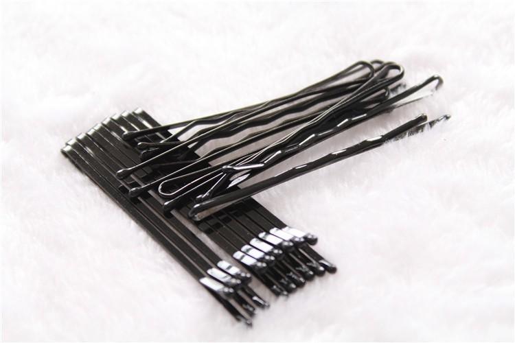 COMBO 2 VỈ KẸP TĂM ĐẦU BI HÀN QUỐC MÀU ĐEN - VỈ 60 CÂY