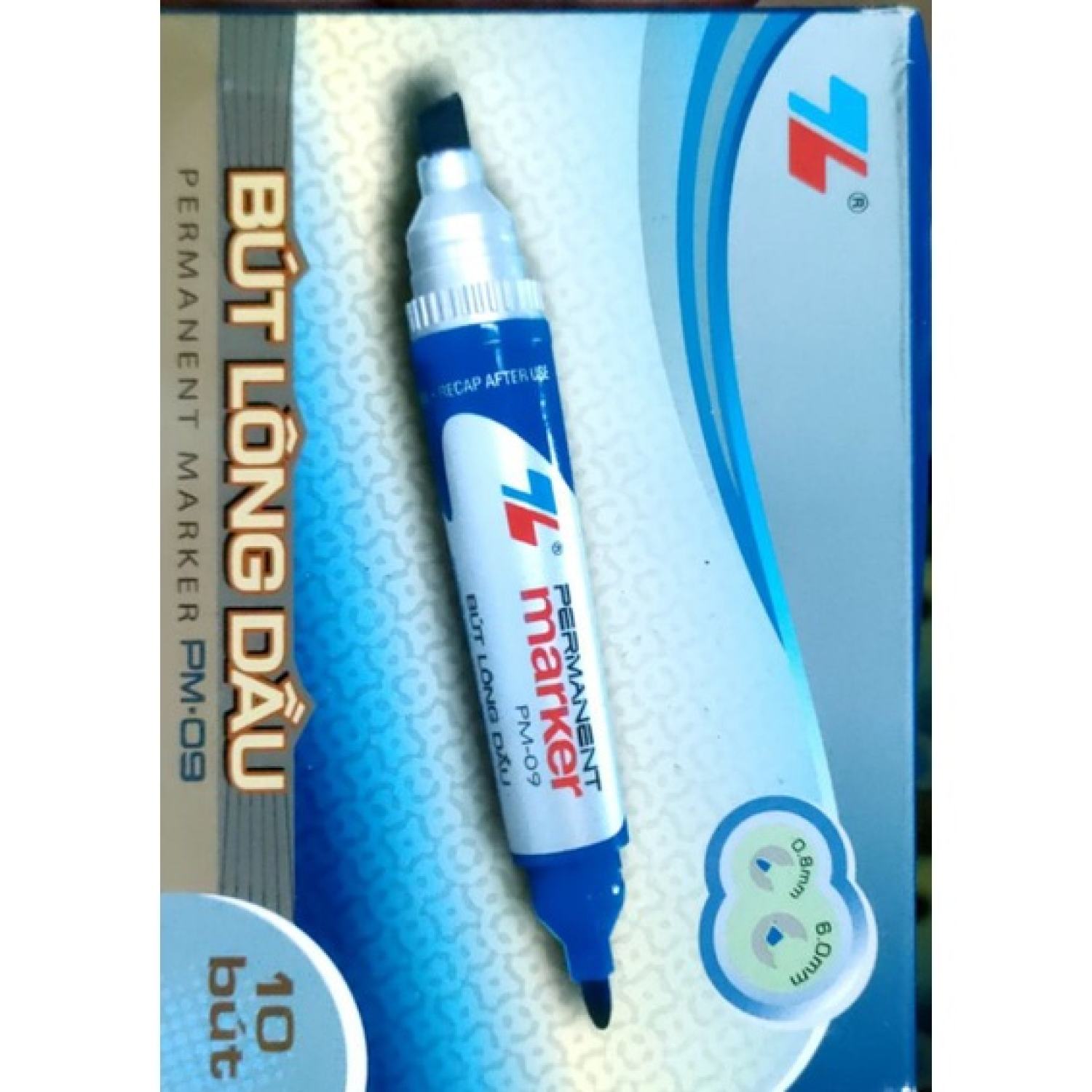 Bút lông dầu tl - pm09 loại lớn 2 đầu