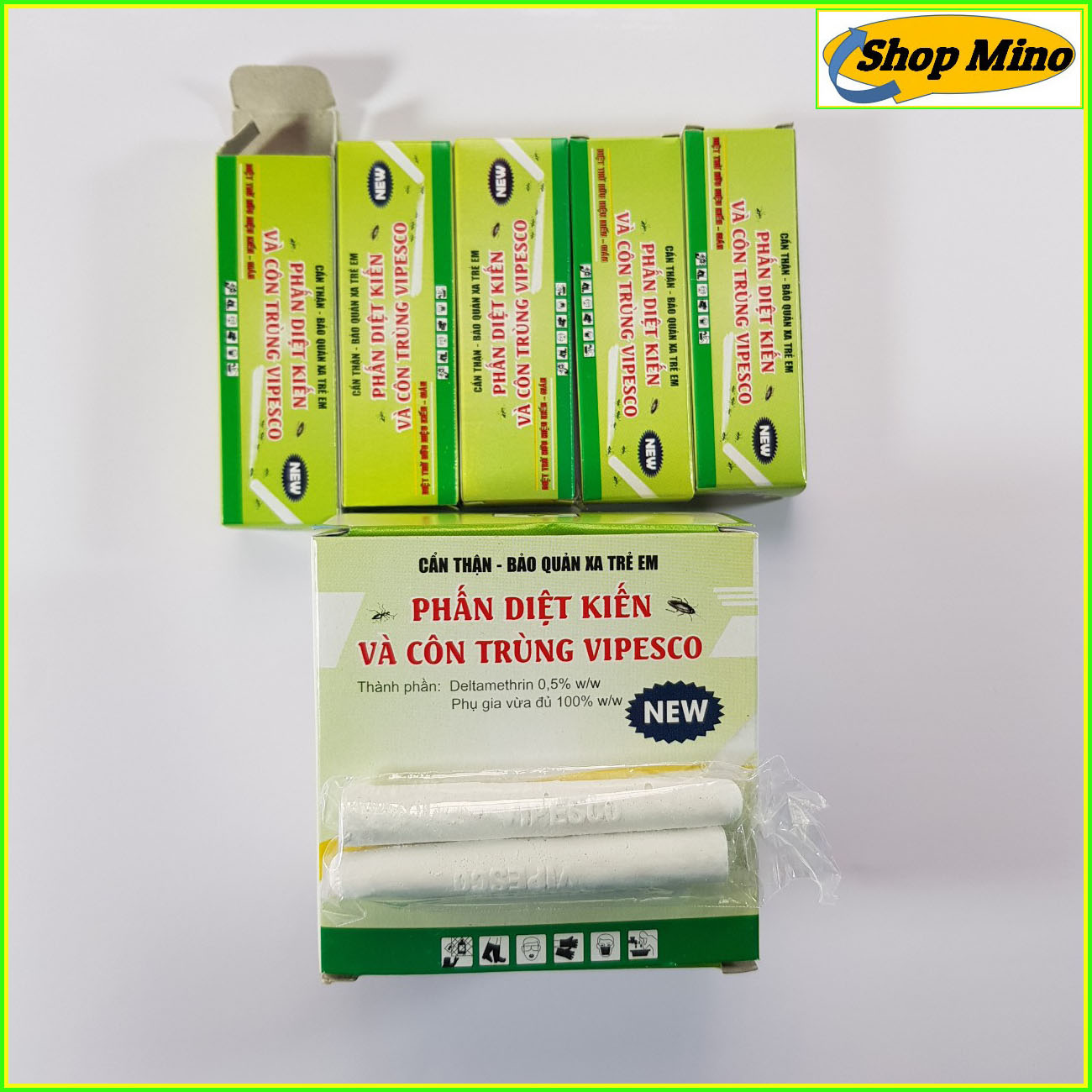 ComBo 2 Viên Phấn Diệt Kiến  Vipessco mới Shop Mino Diệt Sạch Kiến