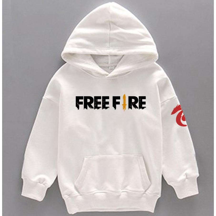 (SALE 50) Áo Hoodie WinBeen Bé Trai Game Free Fire Dầy Ấm Loại Áo Khoác Chui Đầu Game Mới NH12