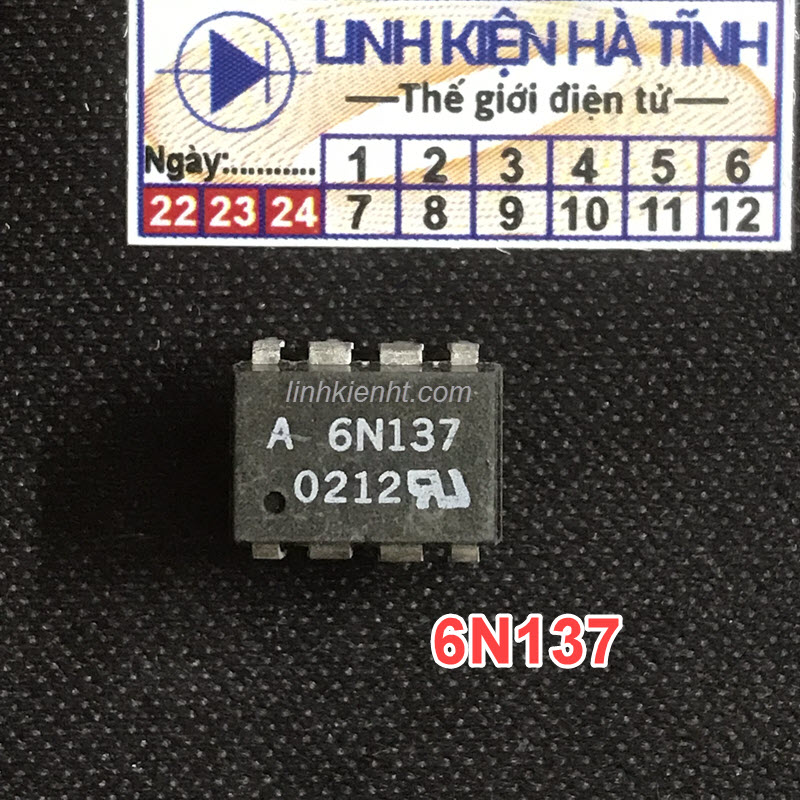 5 con opto 6n137 137 dip-8 mới