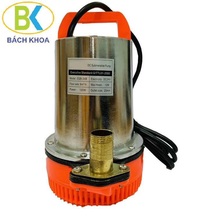Máy bơm nước thả chìm 12V 180W 6.6m3/h hoặc 150w - 160w , lõi dây ĐỒNG 100%