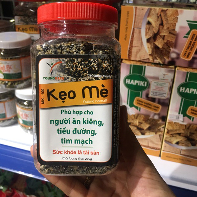[HCM]Kẹo Mè Yongback  - Phù Hợp Cho Người Ăn Kiêng Tiểu Đường Tim Mạch Và Mọi Người Rất Tốt Cho Sức Khỏe.