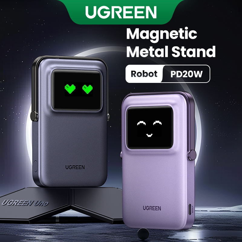 Pin sạc dự phòng 5000mAh UGREEN Uno PD 20W Powerbank USB Type C Mag/netic Wireless Charging Power Bank sạc nhanh for iPhone 16 15 Pro Max iPhone 16 15 Plus Samsung S24 Ultra S23 Pixel Huawei Honor Xiaomi Model: PB571