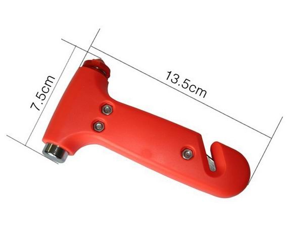 Búa thoát hiểm mini để trên oto kèm dao cắt dây an toàn