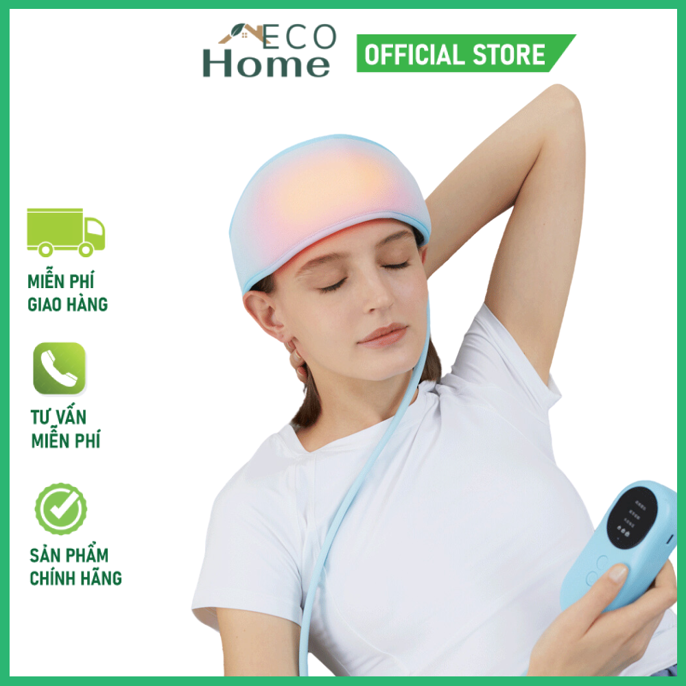 Máy massage đầu, máy mat xa đầu thư giãn bằng nhiệt,túi khí máy mát xa đầu 6 mô đun nhiệt mô tả tay người GB4760