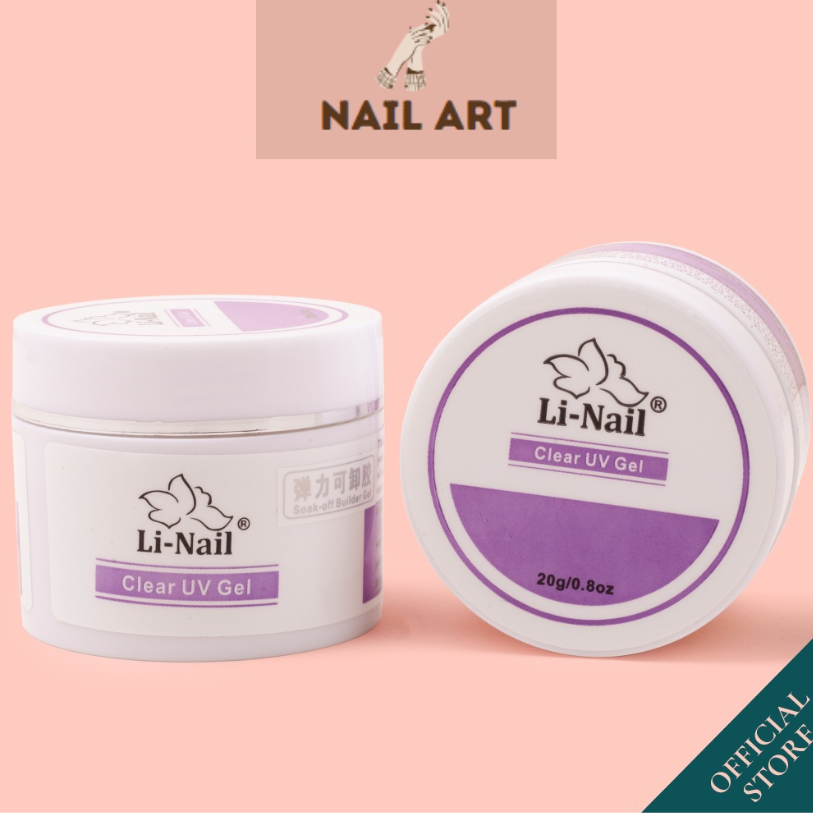 , Gel đắp móng Li-nail chính hãng chất đậm đặc không nóng, màu trong suốt . Gel lạnh Li-nail đắp móng nối chuyên dụng trang trí chăm sóc móng làm nail