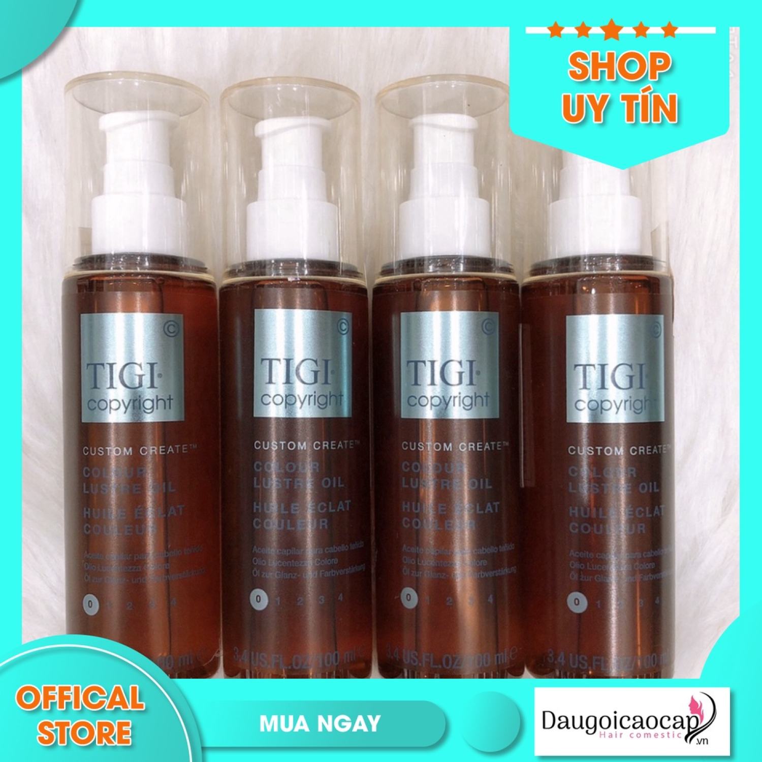 Dầu dưỡng tóc bed head tigi copyrigh oil 100ml