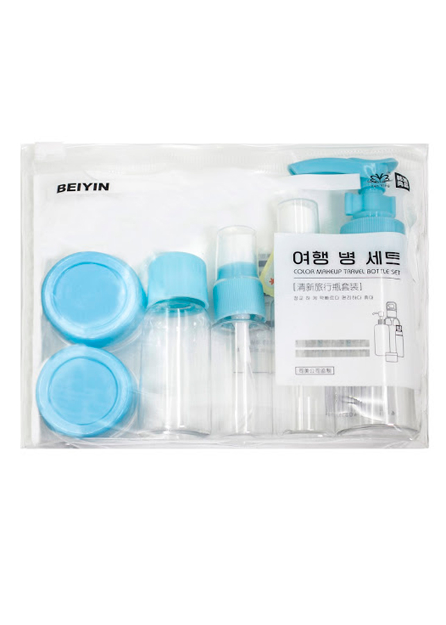 Bộ chiết mỹ phẩm du lịch 7 món - tiện ích