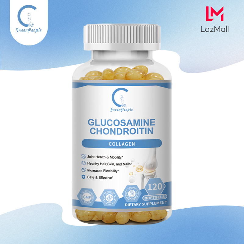 GPGP GreenPeople Glucosamine Chondroitin- Bổ sung hỗ trợ khớp. Tính chất chống oxy hóa. Giúp đáp ứng viêm. Thỉnh thoảng giảm bớt sự khó chịu cho lưng, đầu gối và bàn tay