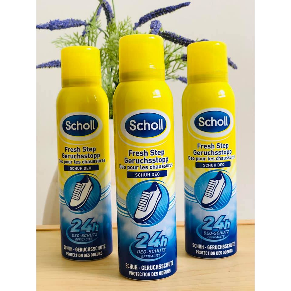 XỊT KHỬ MÙI HÔI CHÂN SCHOLL FRESH STEP 150ml ĐỨC Sản phẩm khử
