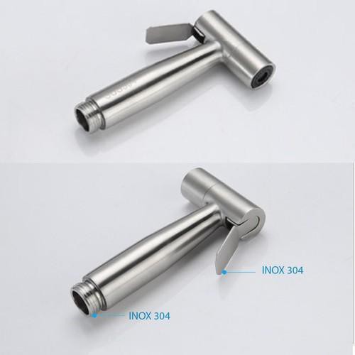 Đầu vòi xịt vệ sinh inox 304. tay xịt inox 304, tay xịt vệ sinh inox 304