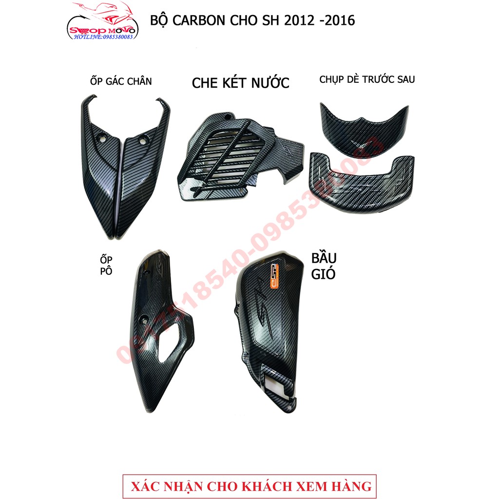 💥bộ carbon sh 2012-2016💥
