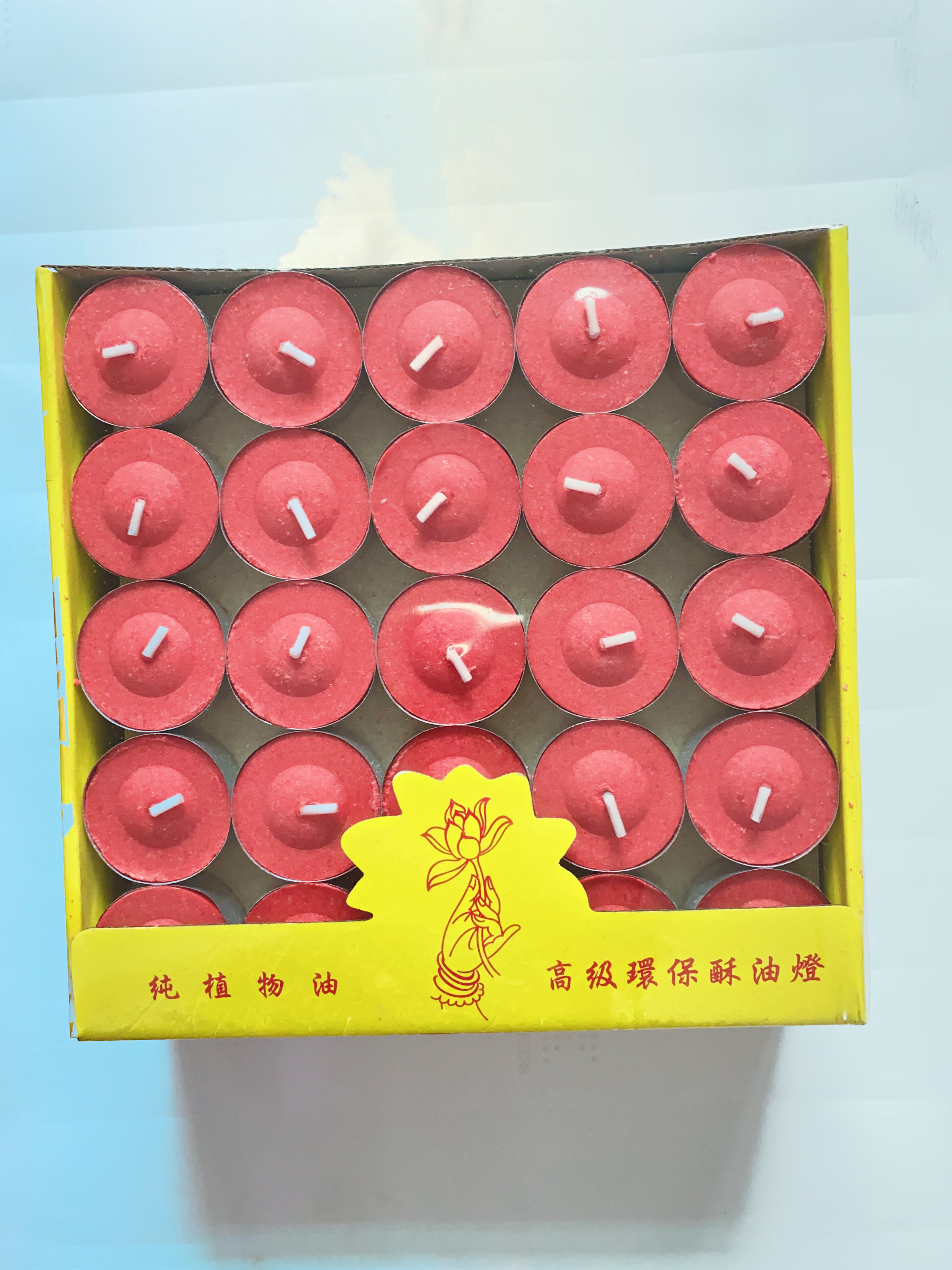 Nến tealight 100 viên đốt cháy 4 tiếng không mùi không khói