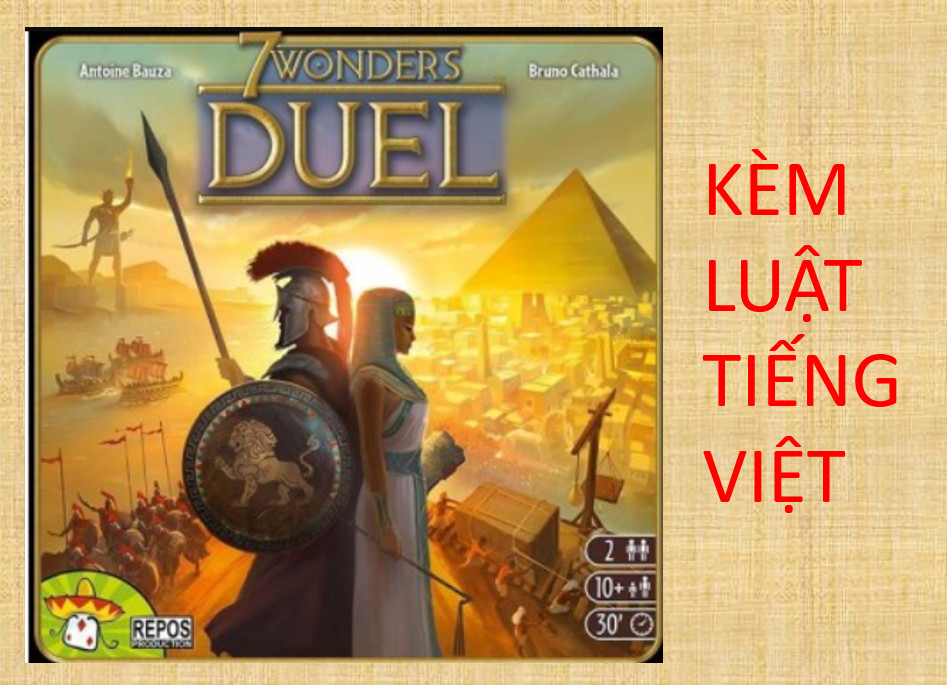 7 wonders duel - 7 kỳ quan - phiên bản tiếng anh - chất lượng cao