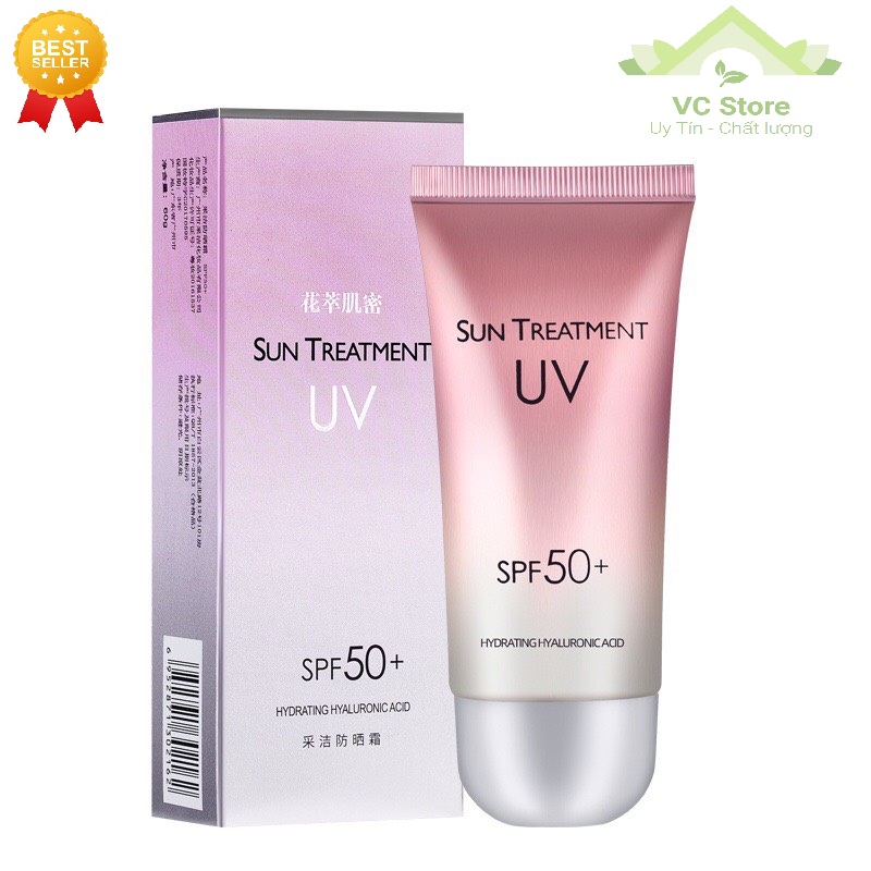Kem chống nắng trắng hồng da sun treatment spf50+ - mẫu mới