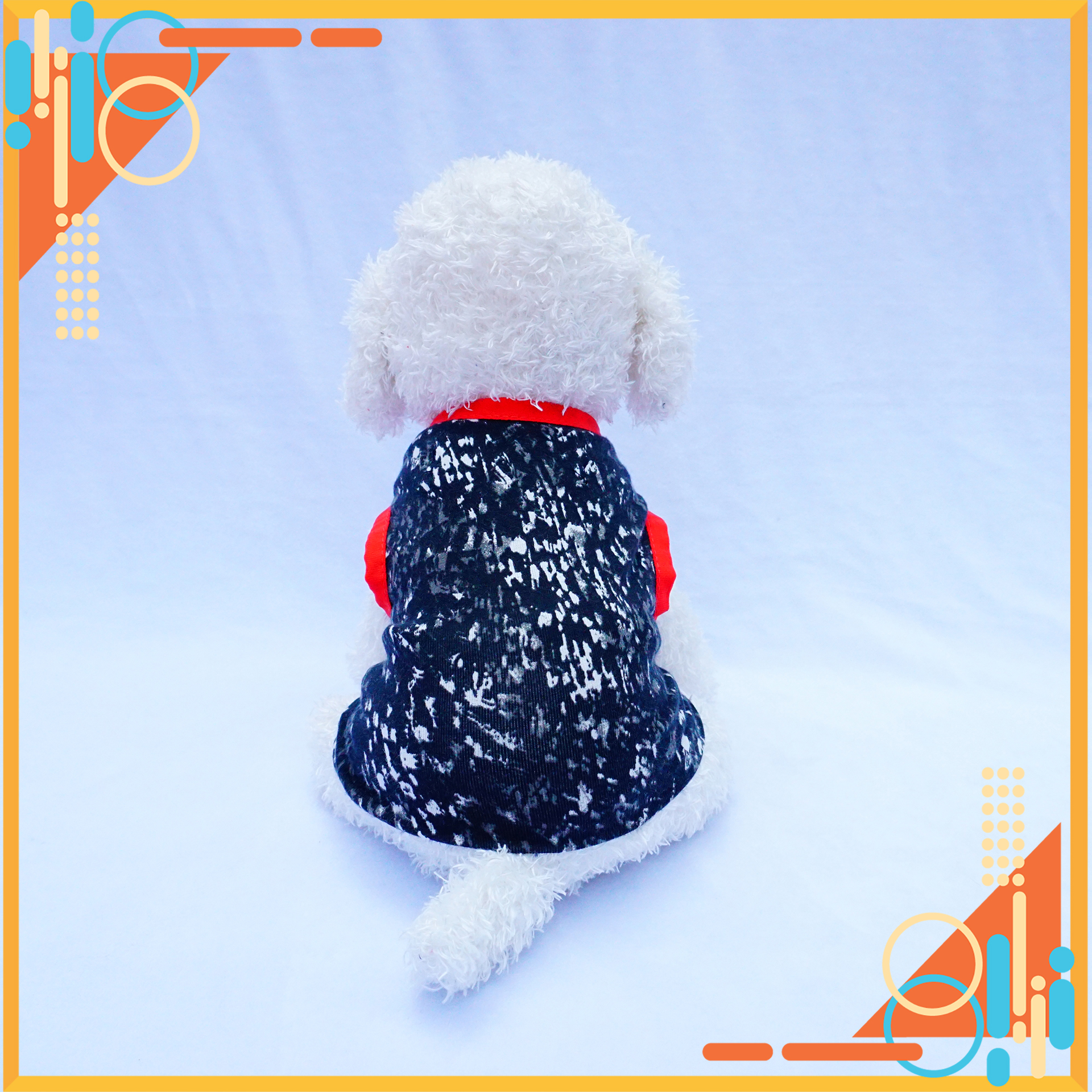 Áo cho thú cưng, áo 3 lỗ cotton hình pd011