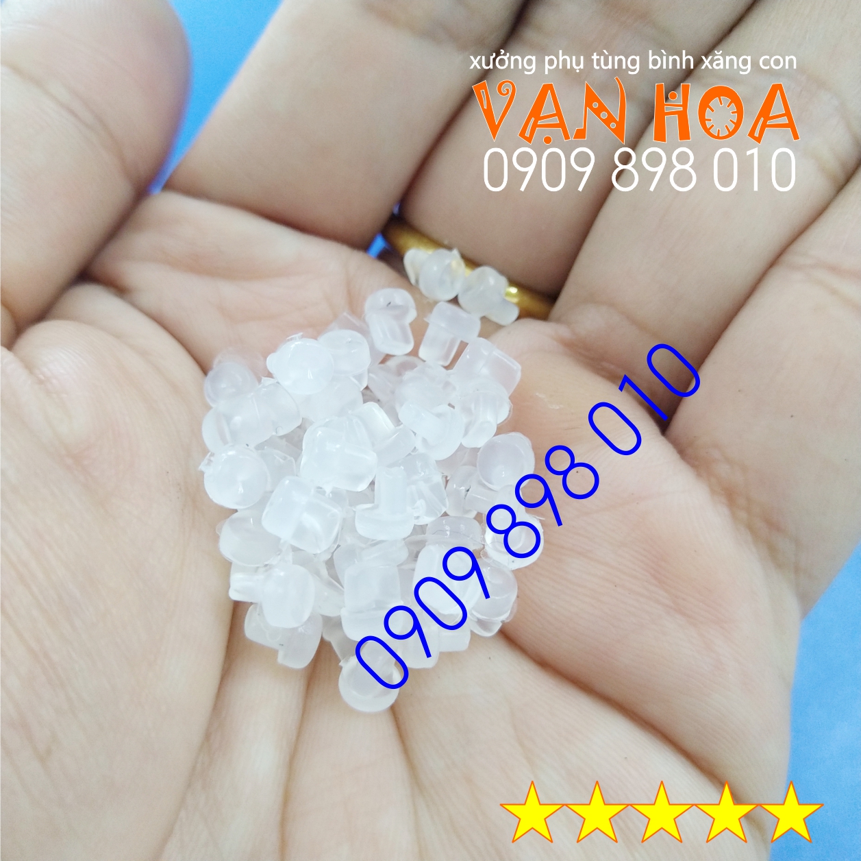 Ạc gô chốt mũ chặn ga (1 túi 100 cái) XƯỞNG SẢN XUẤT PHỤ TÙNG BÌNH XĂNG CON VẠN HOA, MADE IN VIET NAM