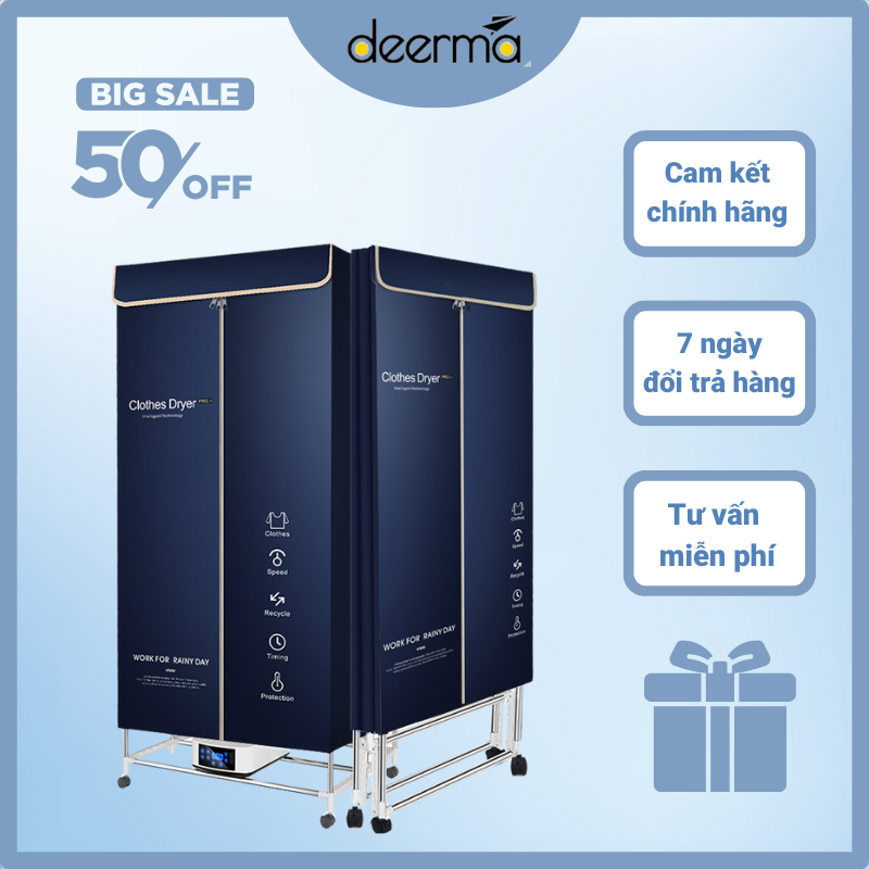 Tủ Sấy Quần Áo Sử Dụng Công Nghệ Quạt Sấy 360 Độ Và Thổi Gió Từ 3 Hướng Vô Cùng Tiện Lợi, Tủ Quần Áo, Tủ Sấy, Tủ Sấy Quần Áo, Sấy Quần Áo, BẢO HÀNH 12 THÁNG.