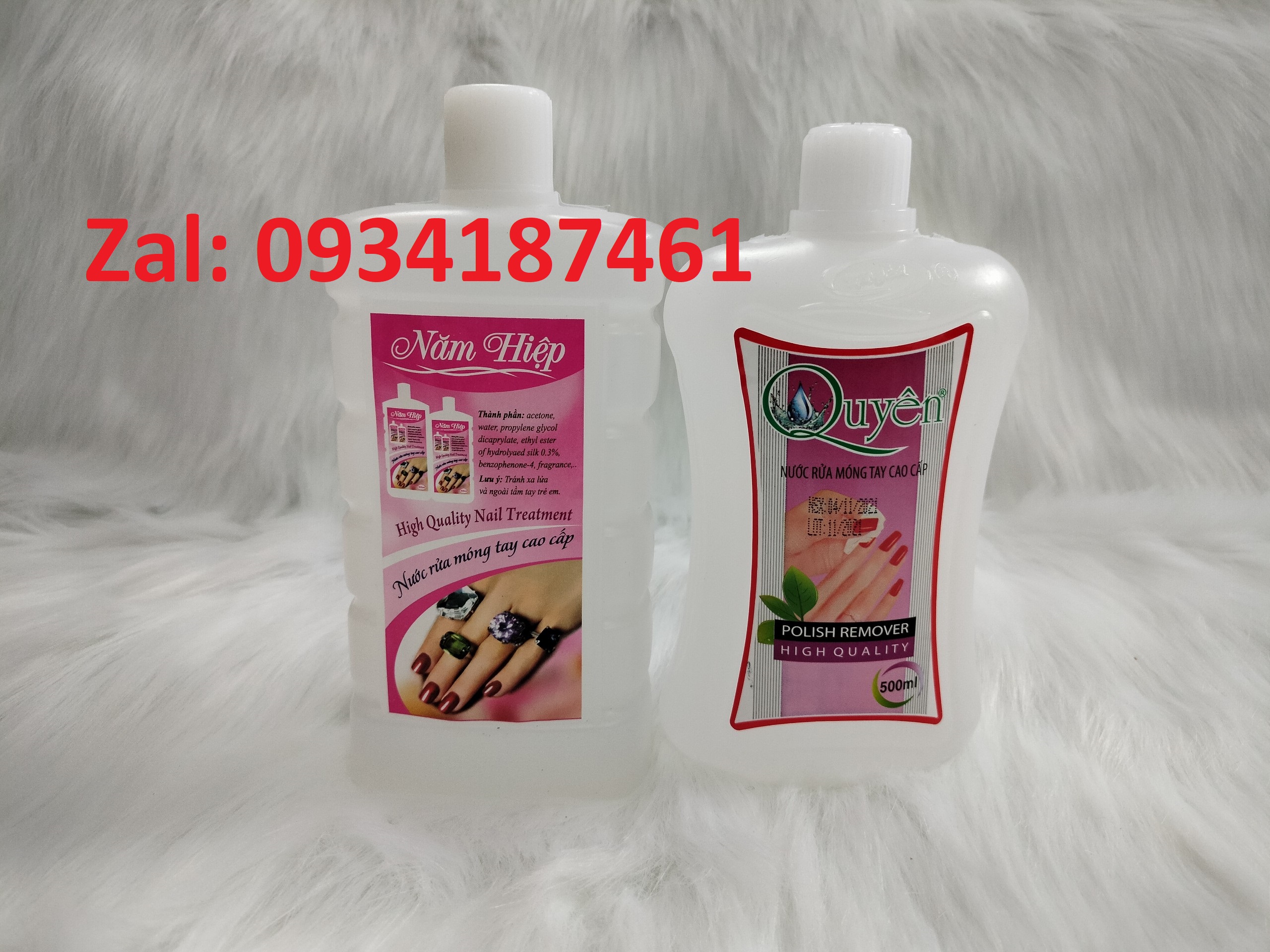 Nước rửa móng, tẩy sơn móng Năm Hiệp/ Quyên 500ml