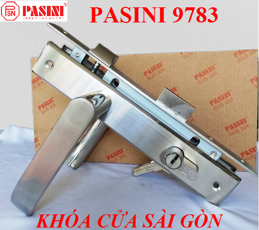 Khóa tay gạt pasini 83 sus304 dùng cho cửa nhôm hệ 700, sắt hộp 3x6, - cam kết 100% chính hãng