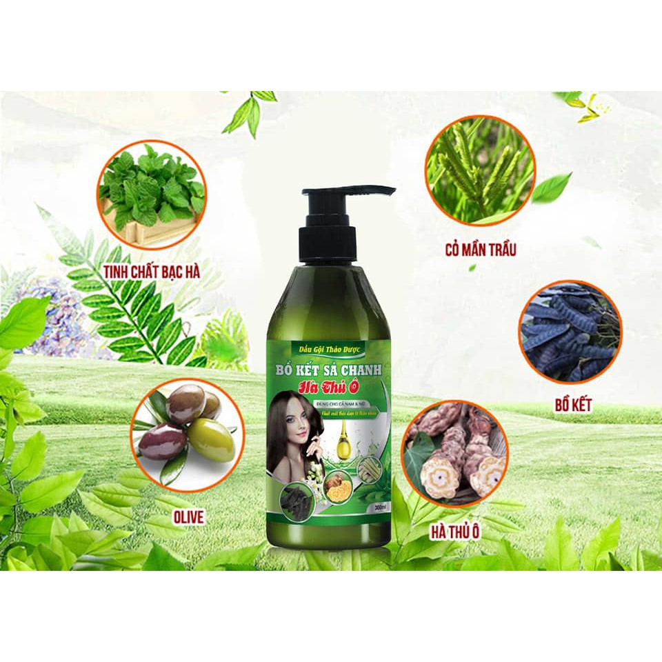 DẦU GỘI BỒ KẾT SẢ CHANH HÀ THỦ Ô