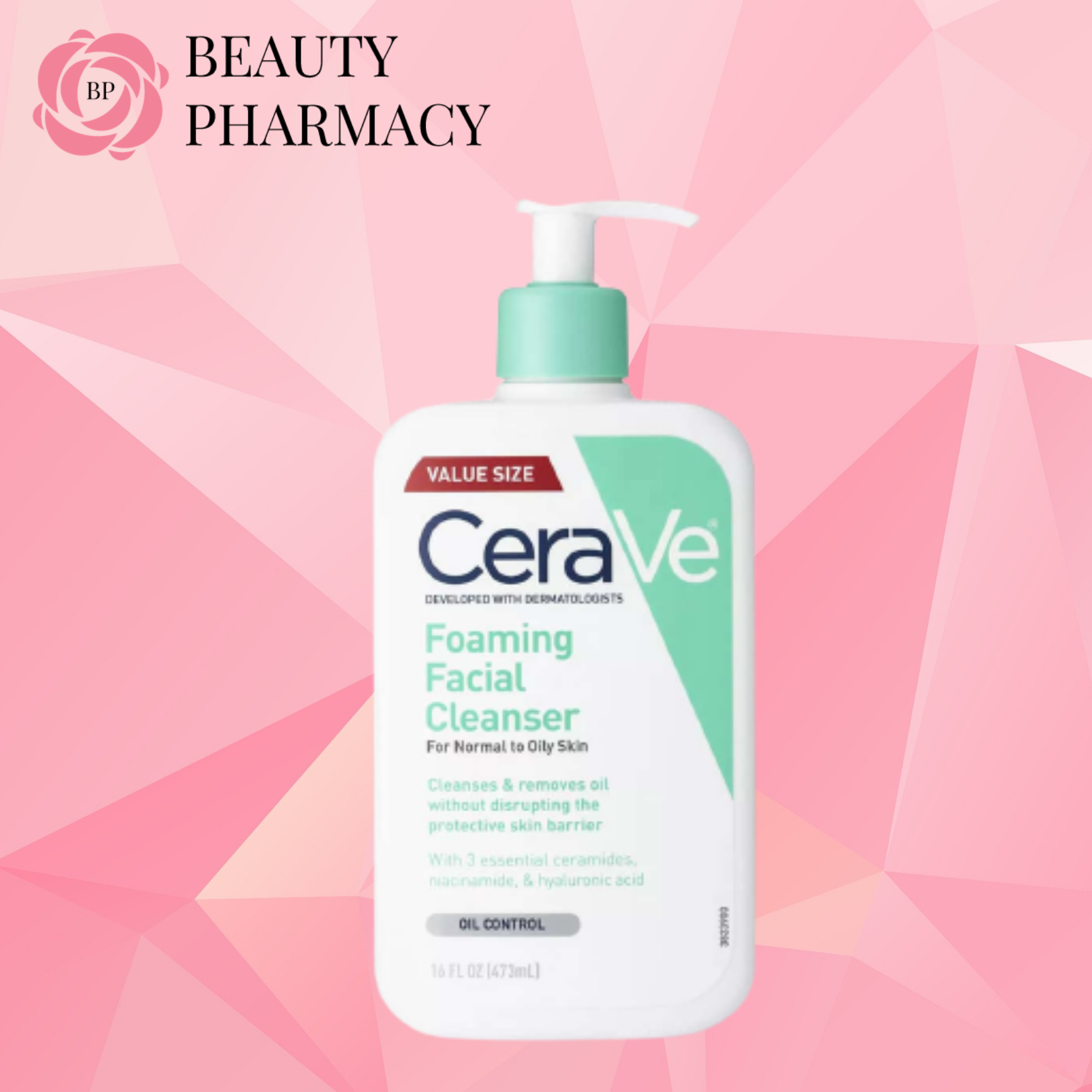 Sữa rửa mặt da dầu mụn Cerave Foaming Facial Cleanser 473ml