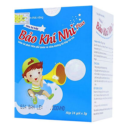 Cốm hô hấp Bảo Khí Nhi Plus, hỗ trợ làm giảm các triệu chứng đờm ho
