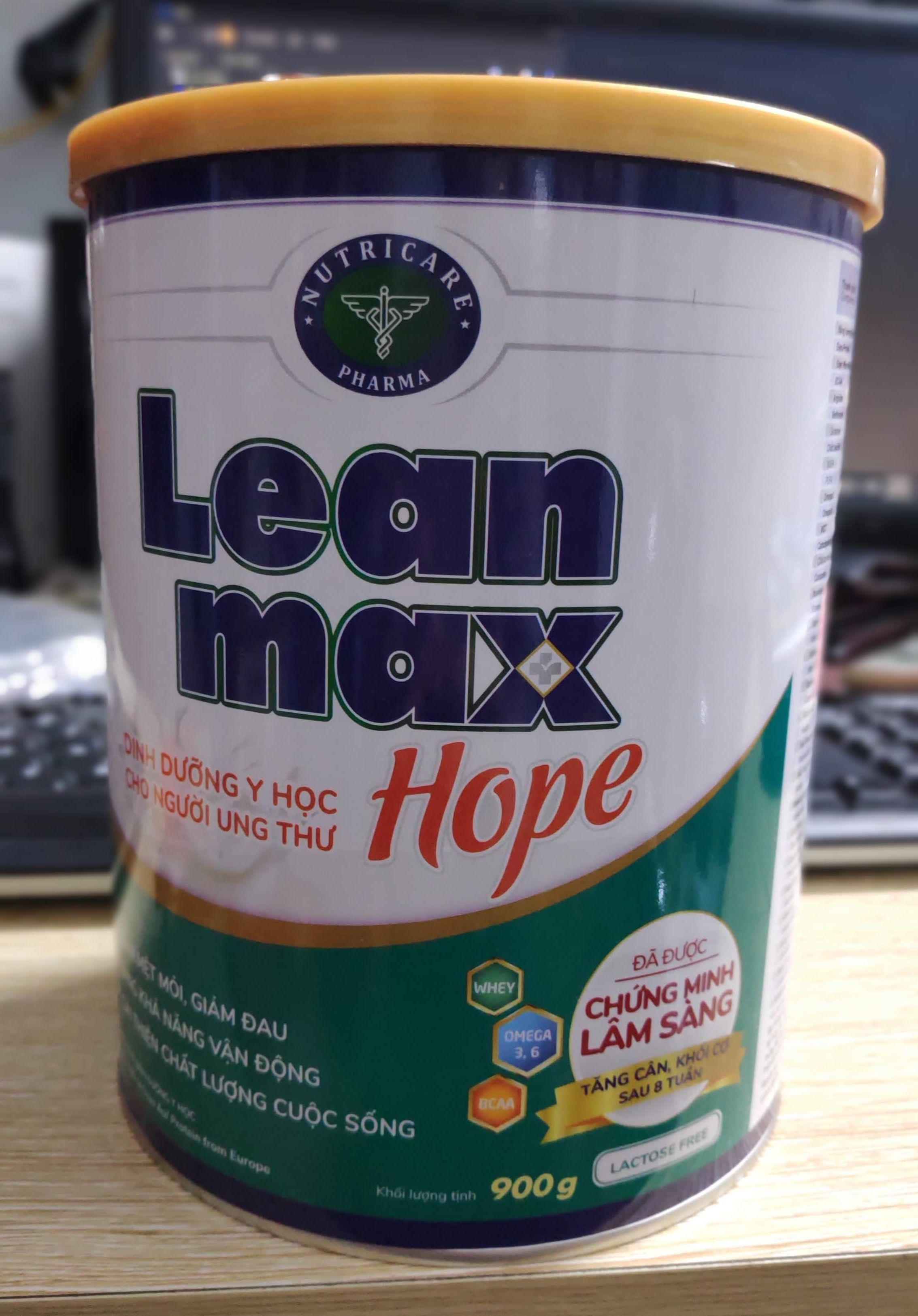 Sữa Lean Max Hope - Giúp tăng cân và tăng cơ cho người ung thư - 900g