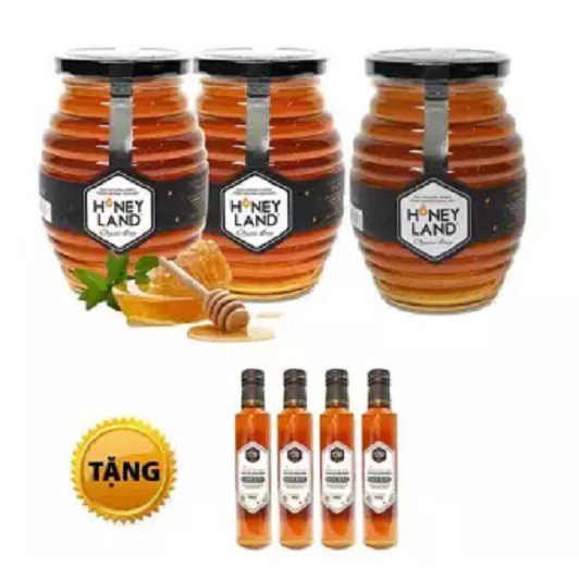 Combo 3 mật ong xuyến chi 500gr/hũ +tặng 4 mật ong điện biên 380gr/chai