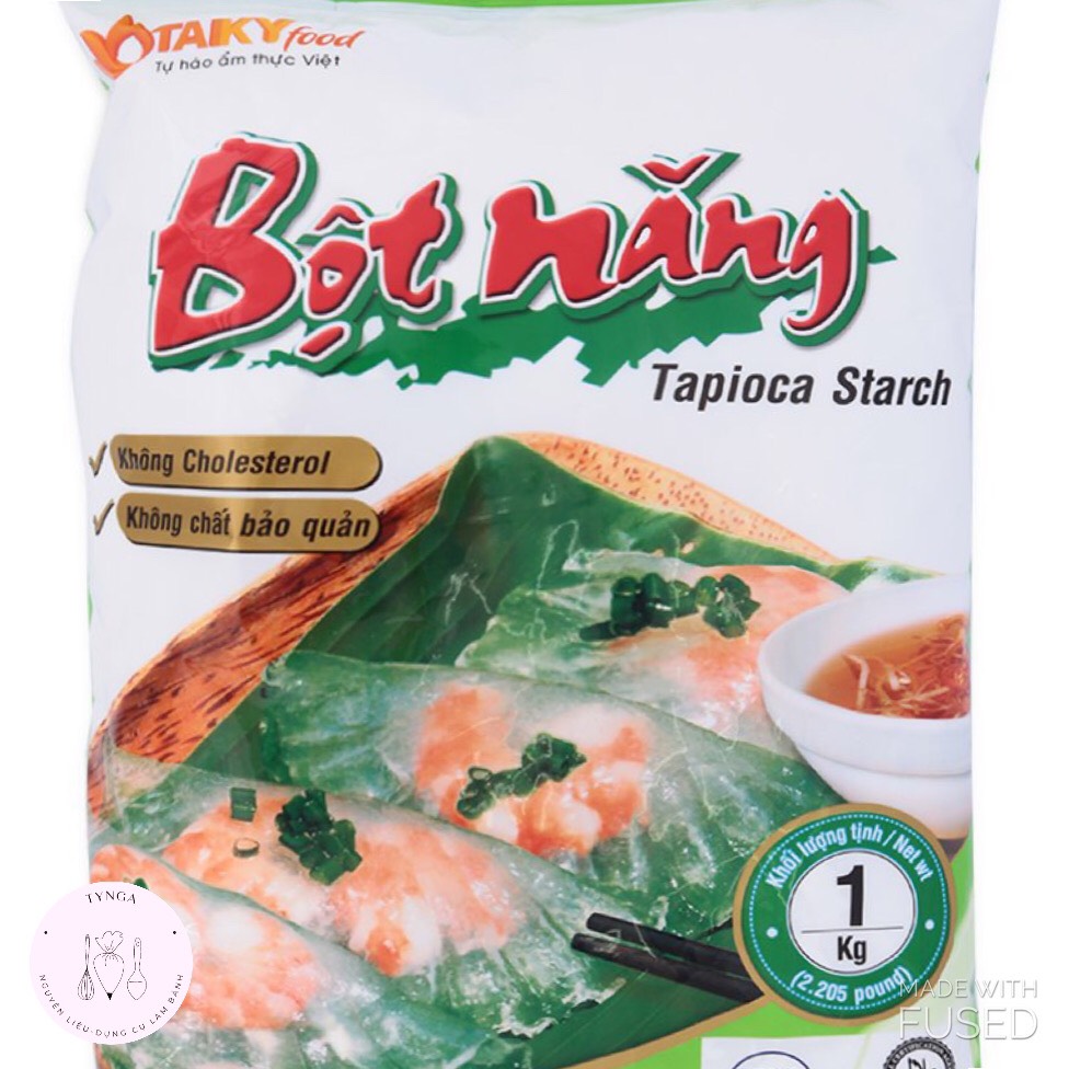Bột năng tài ký bịch 1kg tapioca starch làm súp, bánh bột lọc, chè
